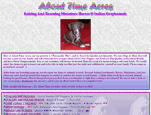 Tablet Screenshot of abouttimeacres.com